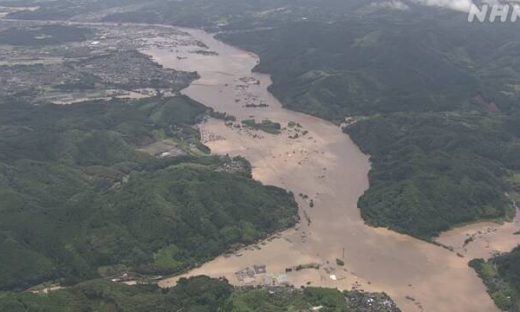 九州地方の豪雨NHKニュースの画像